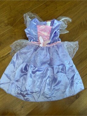 Kids Purple and Pink Fairy Costume Dress with Butterfly Accent